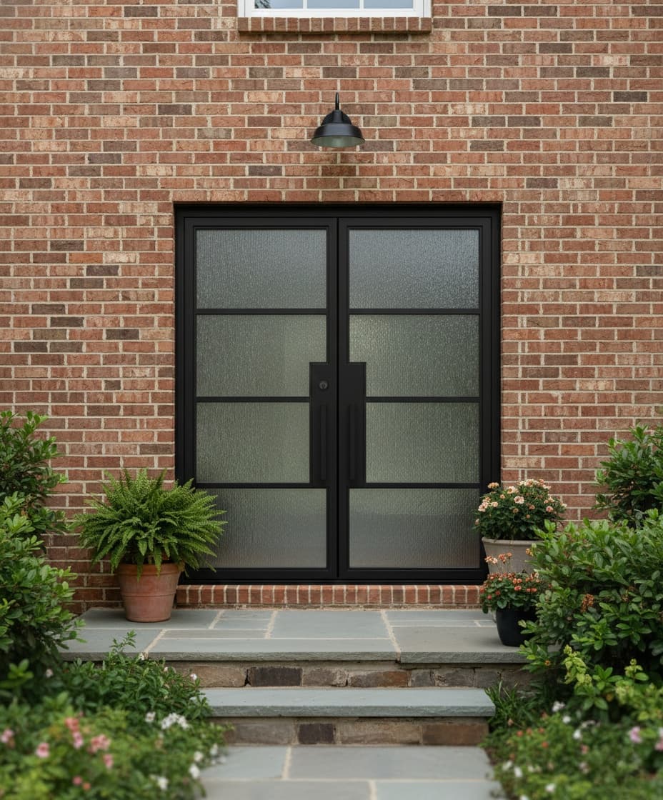 FF5 C5 DOUBLE DOOR, 4 LITES, RHIN, 72X98, CLEAR GLASS - Image 3