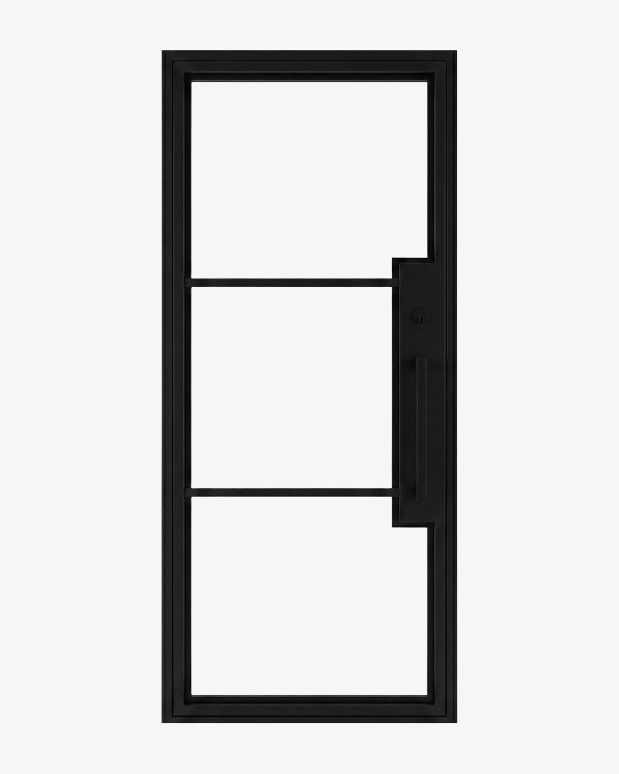 R2 D17 SINGLE DOOR BLACK 37.5X82 LHIN