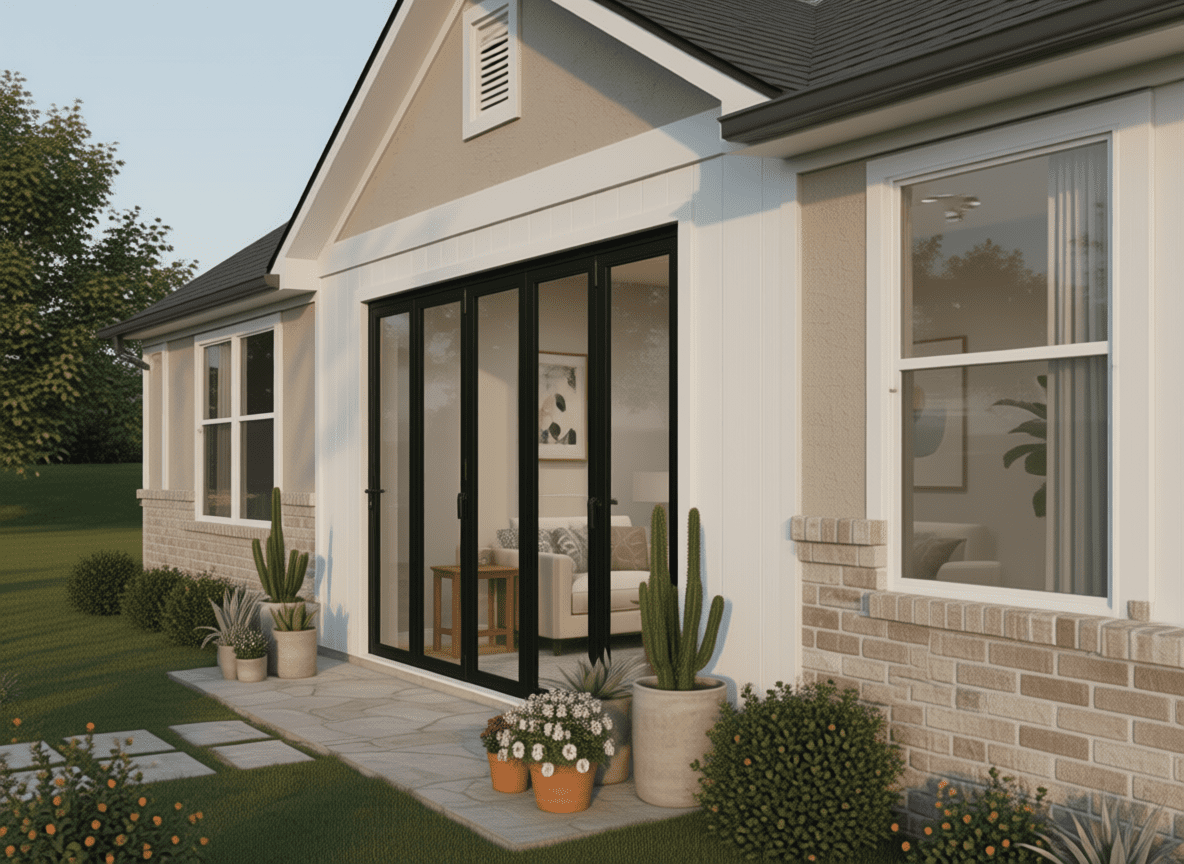 ST22 L769 aluminum bifold Door 144X96 - Image 4