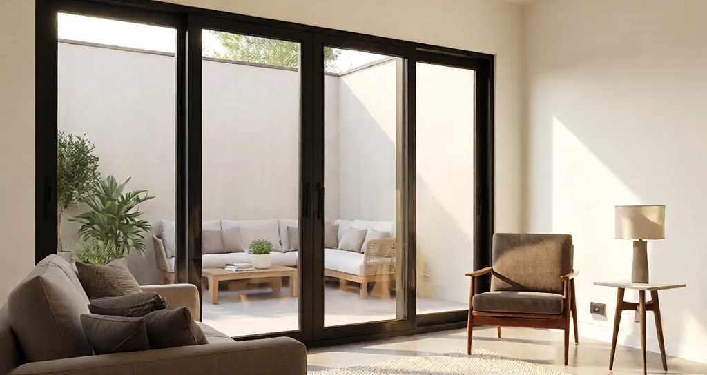 ST43 L#2120-1 192X96 4 PANEL LIFT & SLIDE DOOR - Image 4