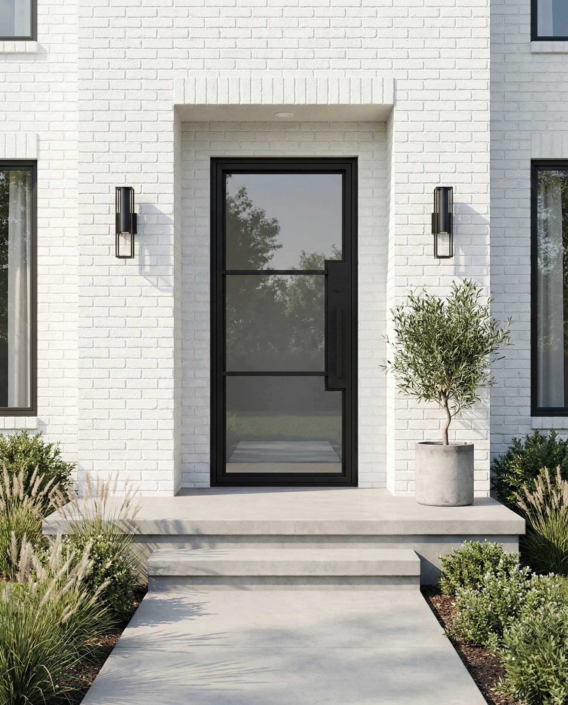 R2 D17 SINGLE DOOR BLACK 37.5X82 LHIN - Image 2