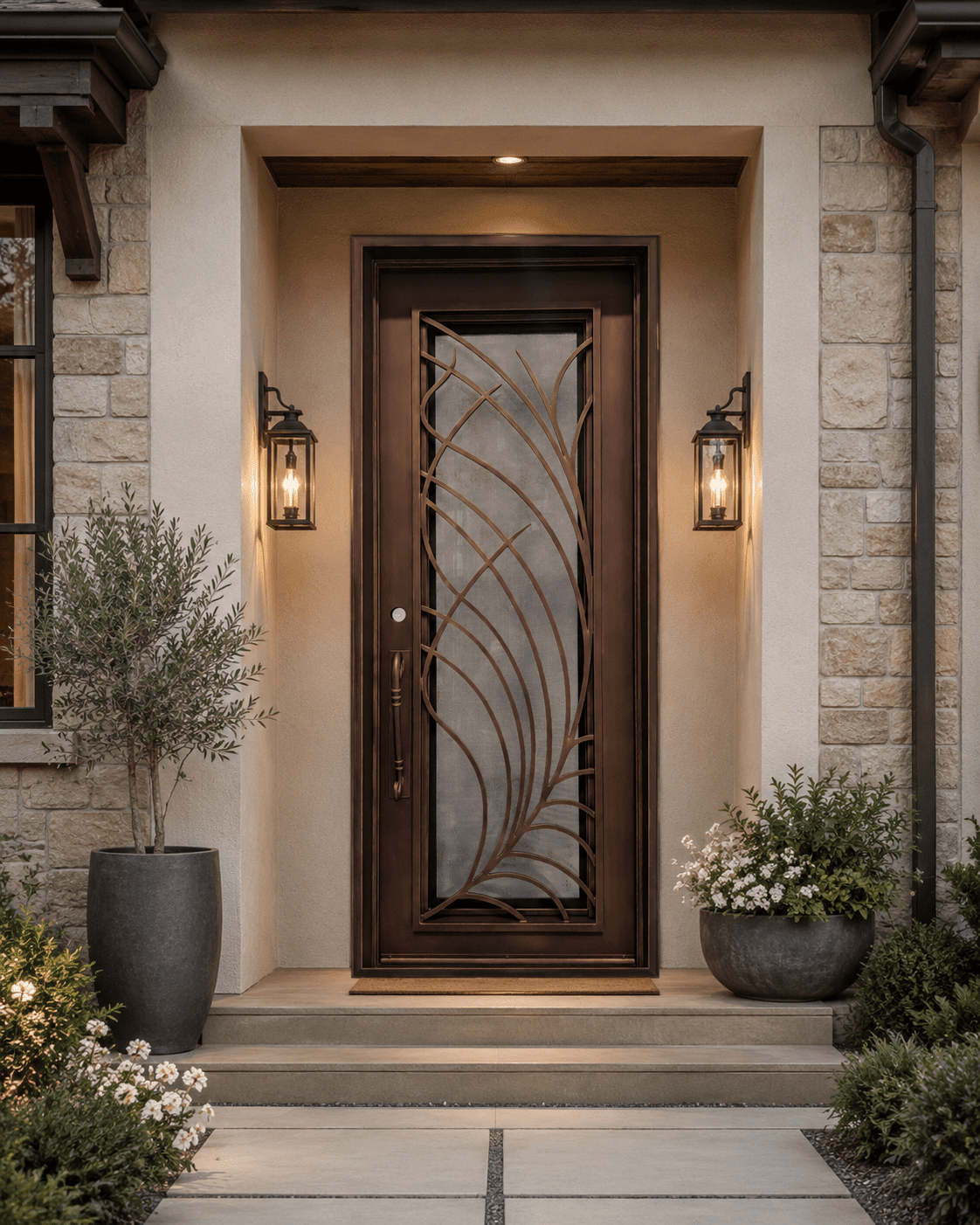 M38 C1309 Single Bronze Door RHIN - Image 2