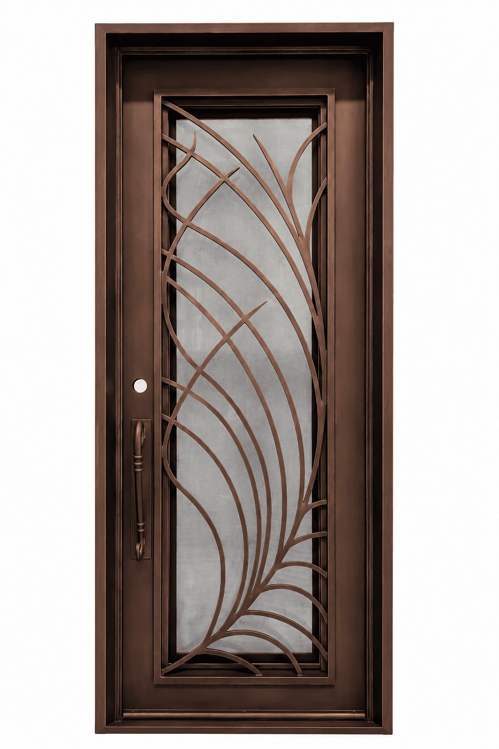 M38 C1309 Single Bronze Door RHIN